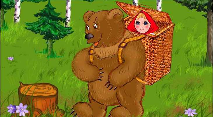 Сказки про машу и медведя: Маша и Медведь - русская народная сказка. Читать с картинками
