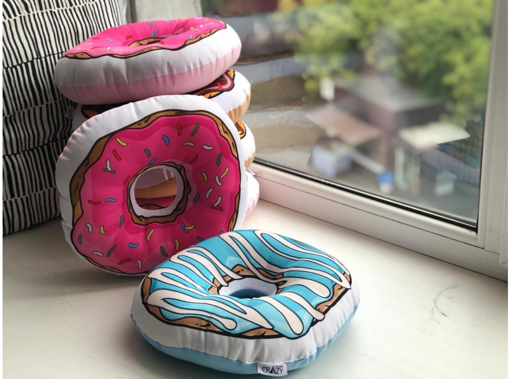 Как сшить пончик подушку: Декоративная подушка-пончик своими руками: пошаговый мастер-класс