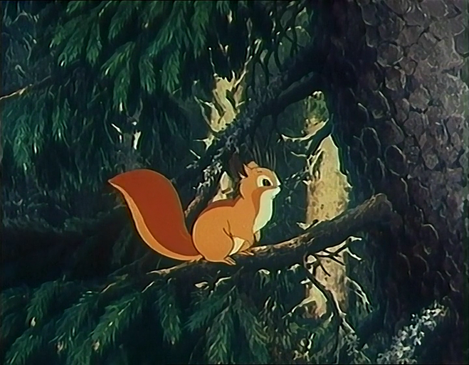 Мультик про белоносого бельчонка: Лесные путешественники, 1951 - Мультфильмы