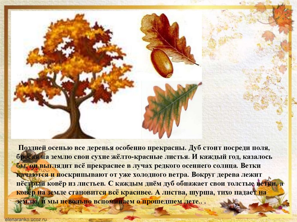 Стих про осеннее дерево для детей: Осеннее дерево стихи для детей