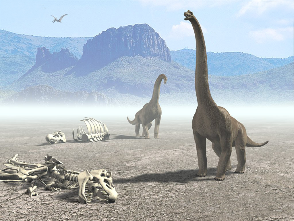 Как вымерли динозавры: Динозавры вымерли из-за падения астероида. Ученые нашли ногу динозавра, который, вероятно, пал в числе первых