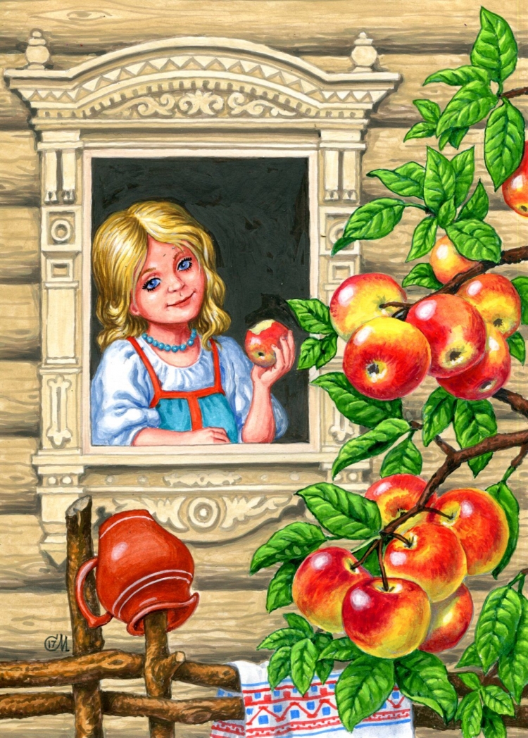 Сказки про молодильные яблоки: Читать сказку О молодильных яблоках и живой воде онлайн