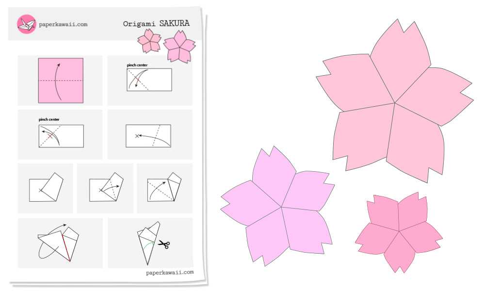 Цветы оригами из бумаги своими руками схемы: 10 вариантов как сделать цветы оригами своими руками