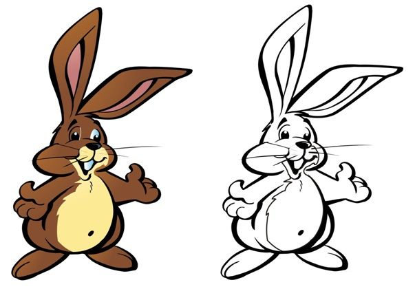 Как нарисовать зайца из сказки: Как нарисовать колобка и зайца поэтапно