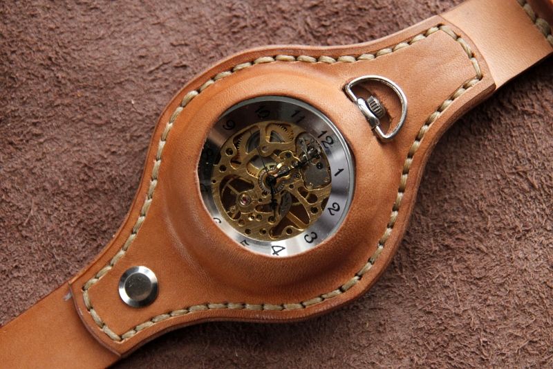 Браслет для часов своими руками из кожи: Кожаный ремешок для часов своими руками