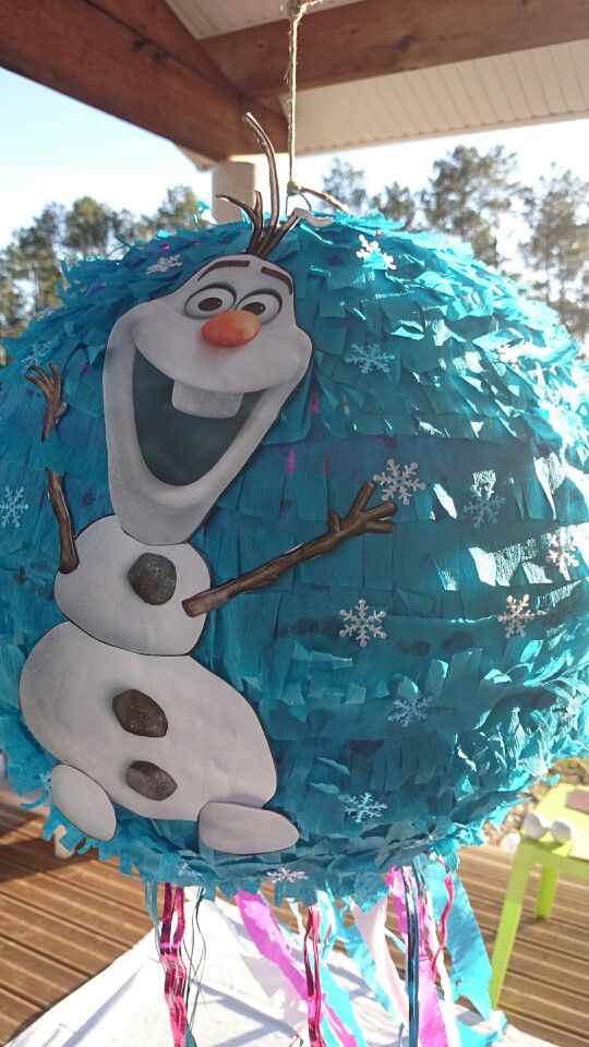 Пиньята своими руками холодное сердце: Пиньята Снеговик Олаф Холодное Сердце,pinata snowman Olaf
