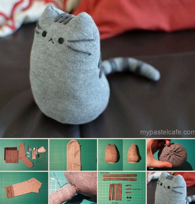 Как сделать котика из носка: Котик из носка. Как сделать кота из носка своими руками?