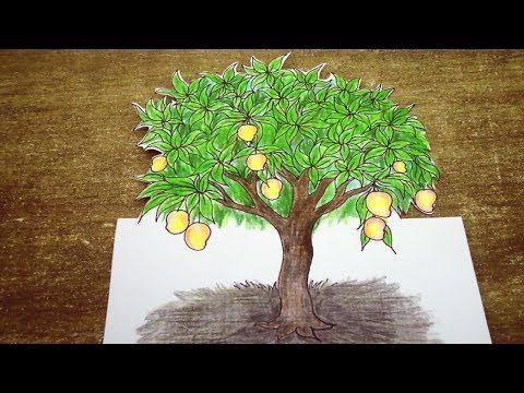 Яблоня с золотыми яблоками: Конспект по рисованию: «Яблоня с золотыми яблоками в волшебном саду» в старшей группе | План-конспект занятия по рисованию (старшая группа):