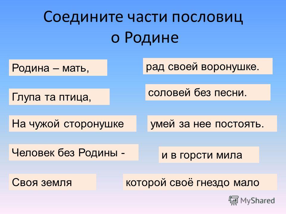 Пословица на тему любовь к родине: Пословицы о любви к родине — сборник пословиц и поговорк про о любвь к родине