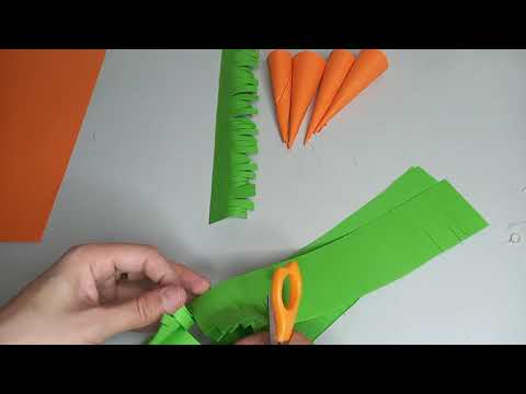 Корона морковка из бумаги на голову: Маска-ободок "Морковь" | Овощи для детей, Морковь, Маска