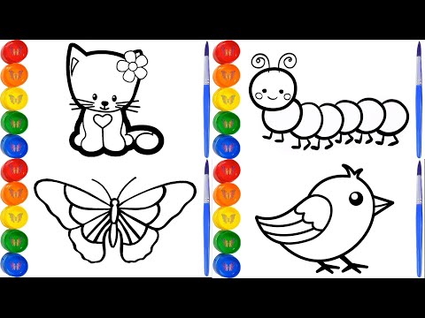 Рисовалки для малышей онлайн бесплатно: Раскраски для детей 3-7 лет, играть онлайн и распечатать картинки