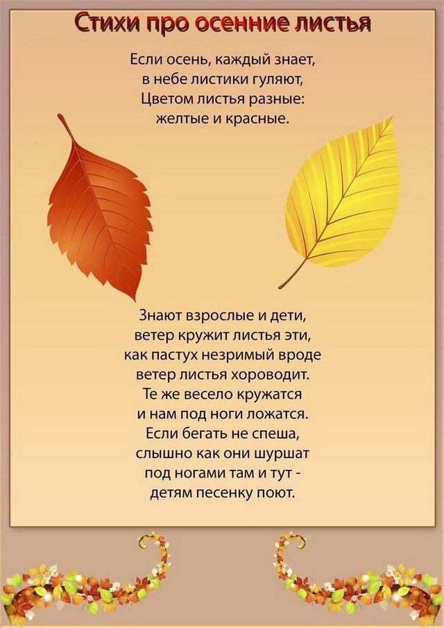 Стих про осеннее дерево для детей: Осеннее дерево стихи для детей