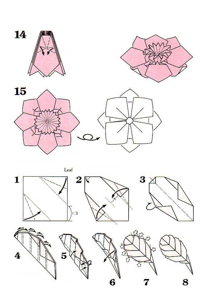 Цветы оригами из бумаги своими руками схемы: 10 вариантов как сделать цветы оригами своими руками