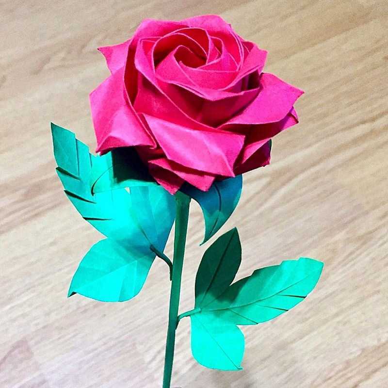 Цветы бумажные оригами: 10 вариантов как сделать цветы оригами своими руками