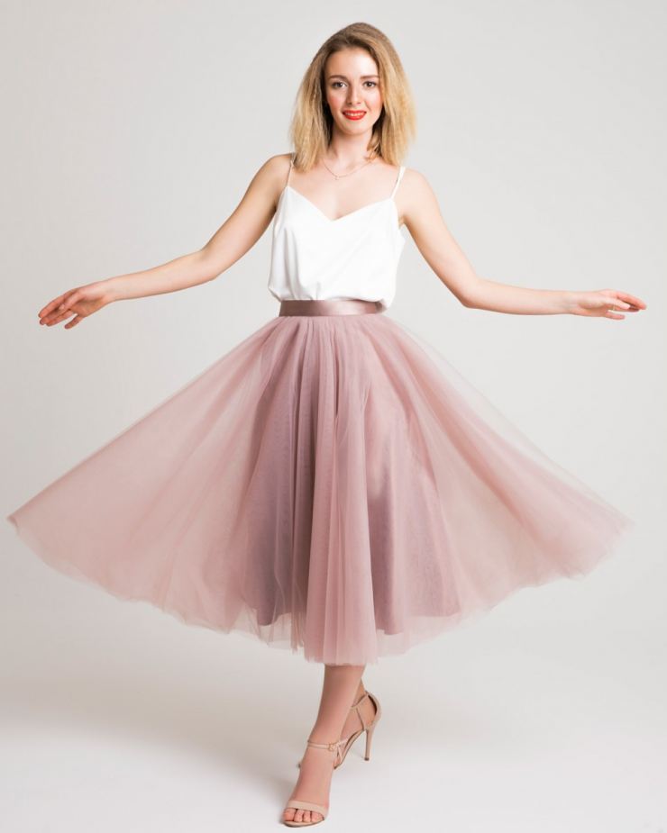 Пышные юбки из шифона: Пышная шифоновая юбка – для городских модниц