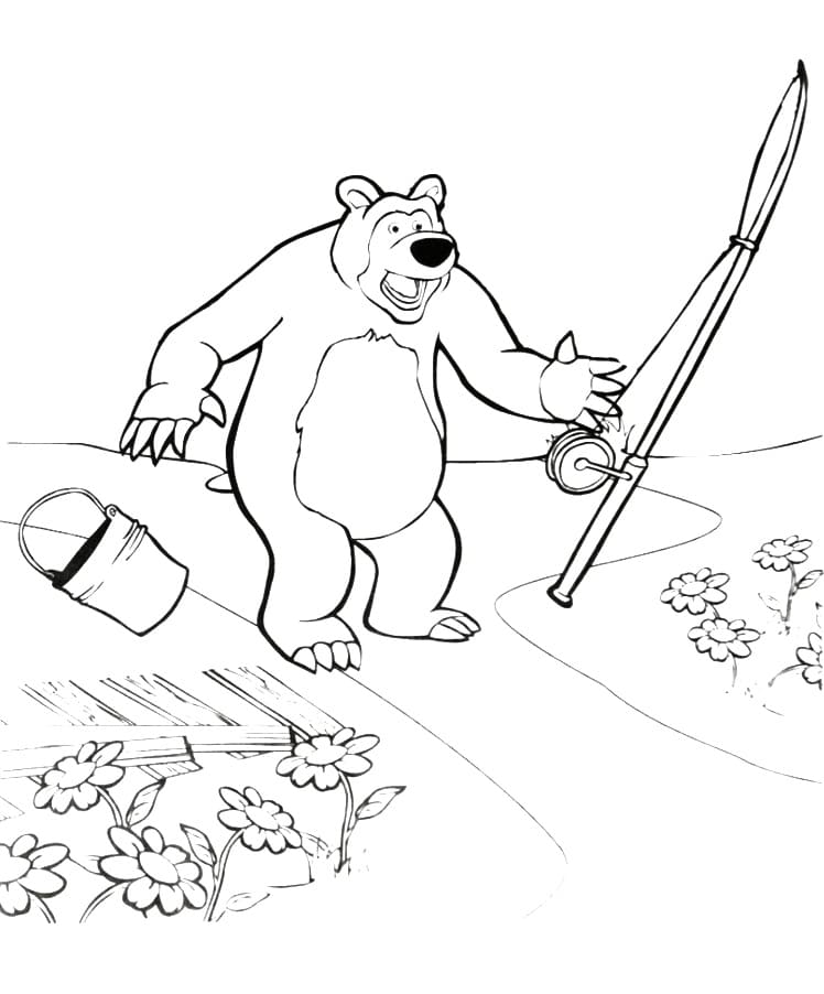 Раскраски онлайн маша и медведь бесплатно: Медведь и Маша | Детвора Онлайн