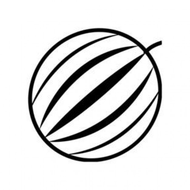 Арбуз рисунок черно белый: Штриховые рисунки Черно-белый арбуз, арбуз, угол, белый, мультфильм png