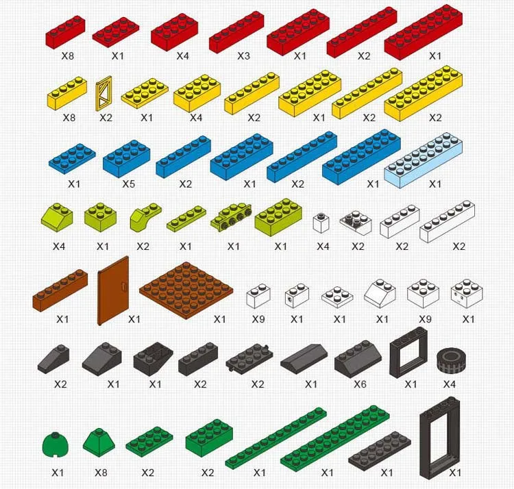 Лего размеры деталей: Size Guide | LEGO.com RU