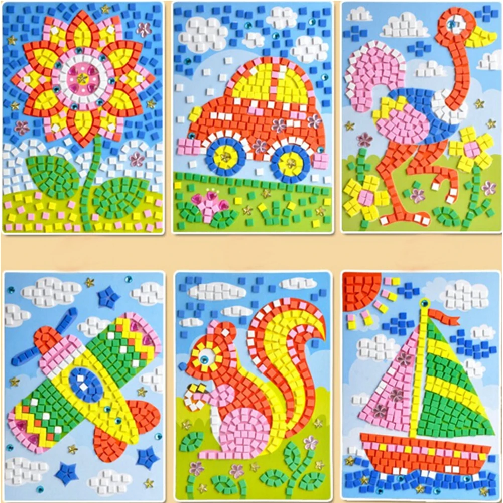 Мозаика для детей рисунки: Рисунки для детской мозаики