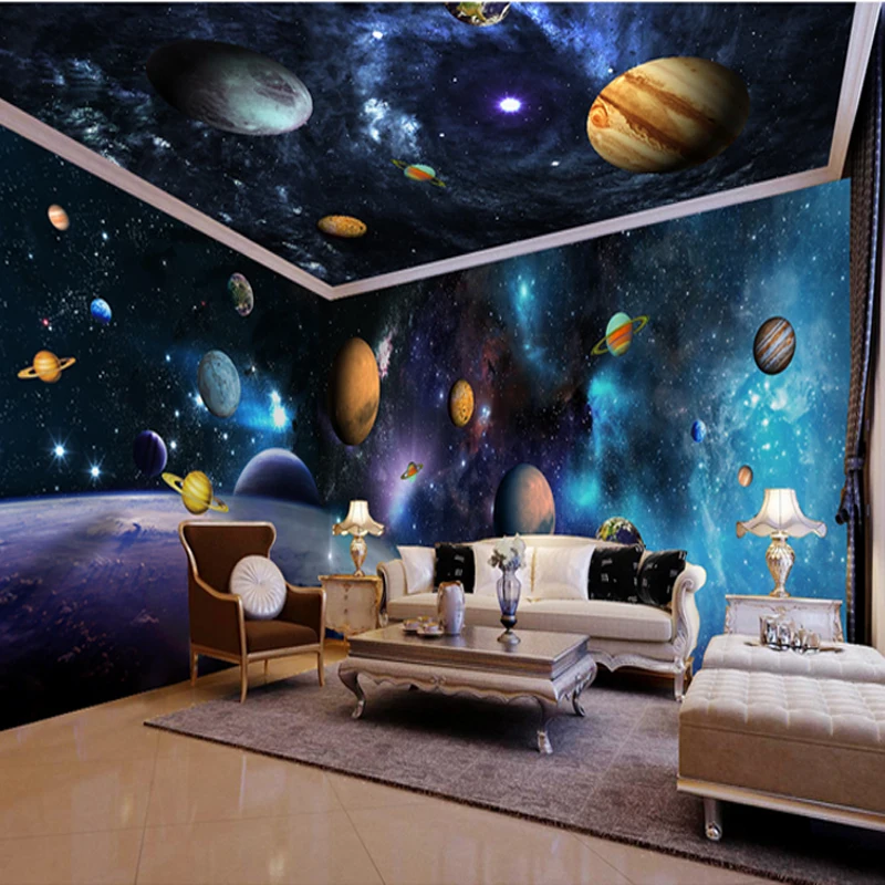 Космическая комната: Комната в стиле космос или как впустить вселенную в дом