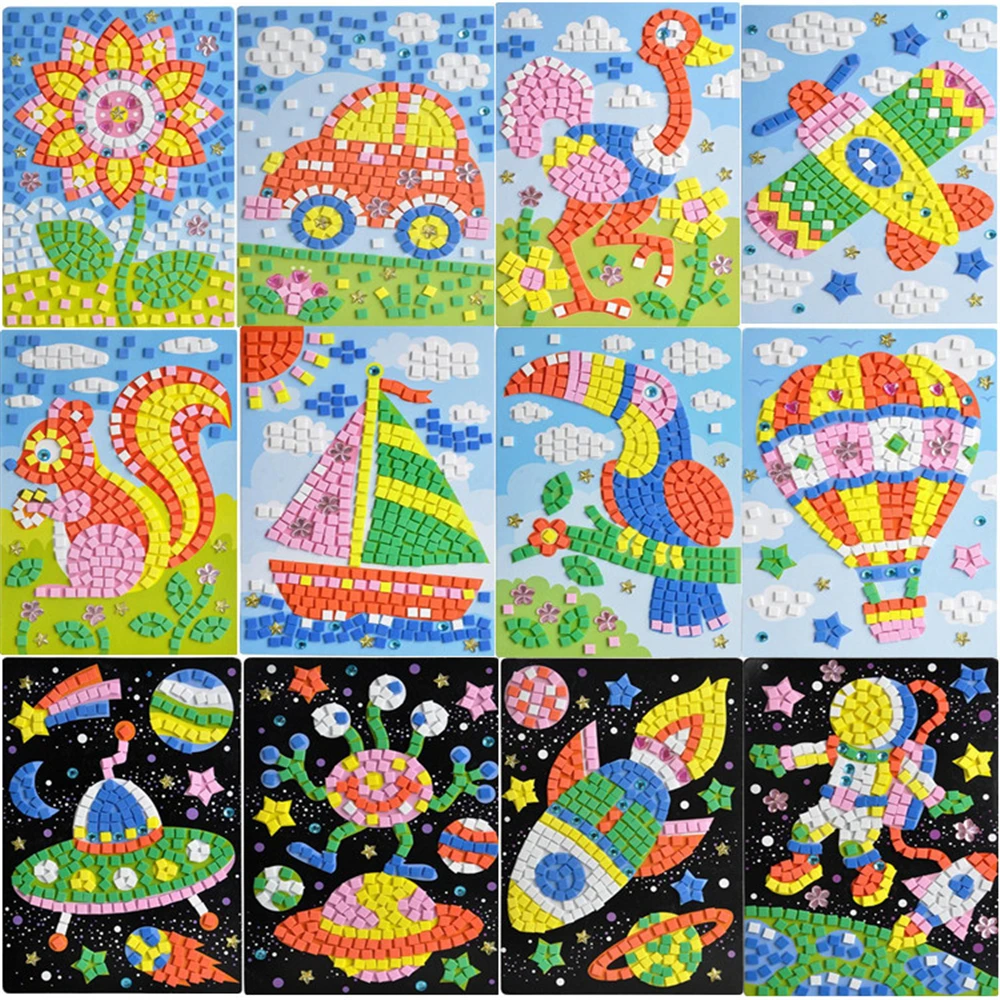 Мозаика для детей рисунки: Рисунки для детской мозаики