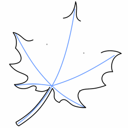 Рисуем с помощью листьев деревьев: Отпечатки листьев на бумаге