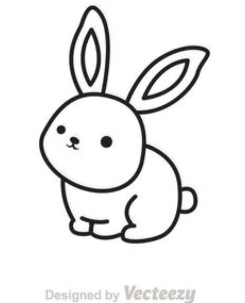 Малюнок зайчик: Картинки зайца для срисовки карандашом