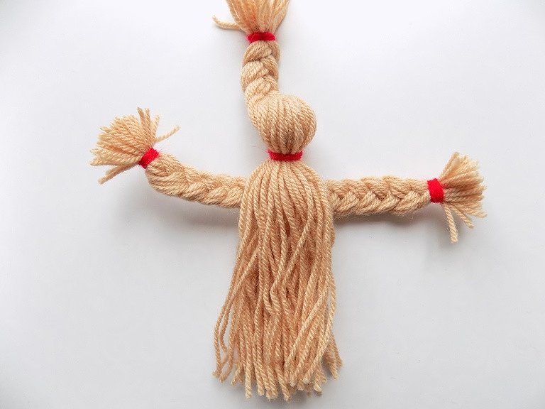 Кукла из ниток шерстяных: Как сделать куклу из ниток и игрушку своими руками (фото)