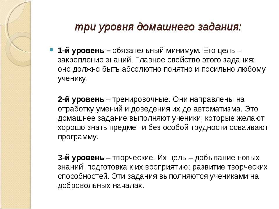 Плюсы домашнего задания: Плюсы и минусы домашнего задания при обучении