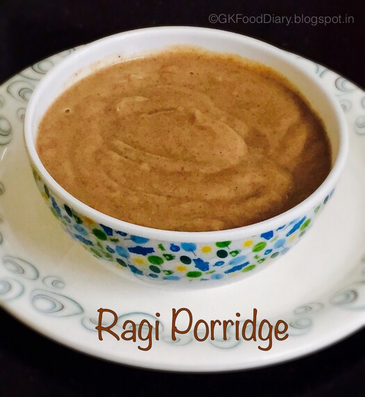 ragi porridge for babies