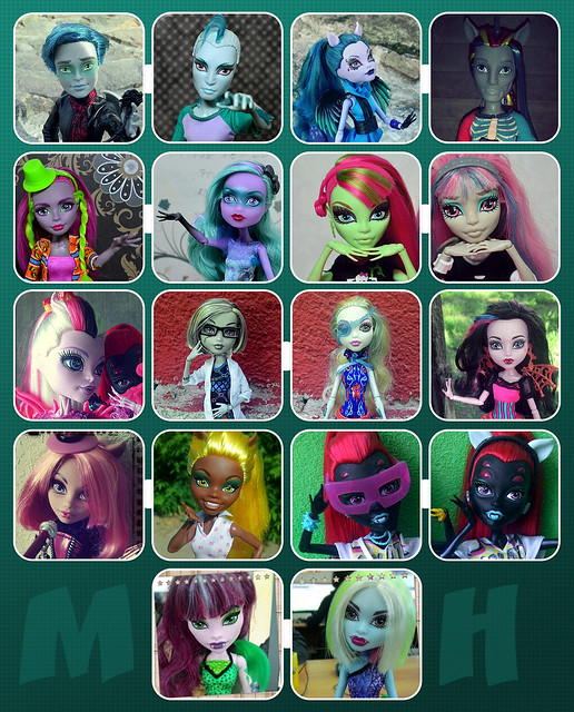 Имена кукол монстр хай: полный каталог всех необычных персонажей (90 фото)