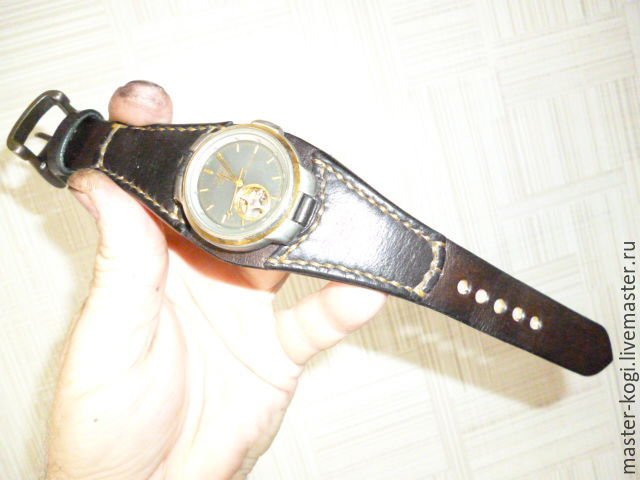 Кожаный браслет своими руками для часов: Как сделать кожаный браслет для часов своими руками