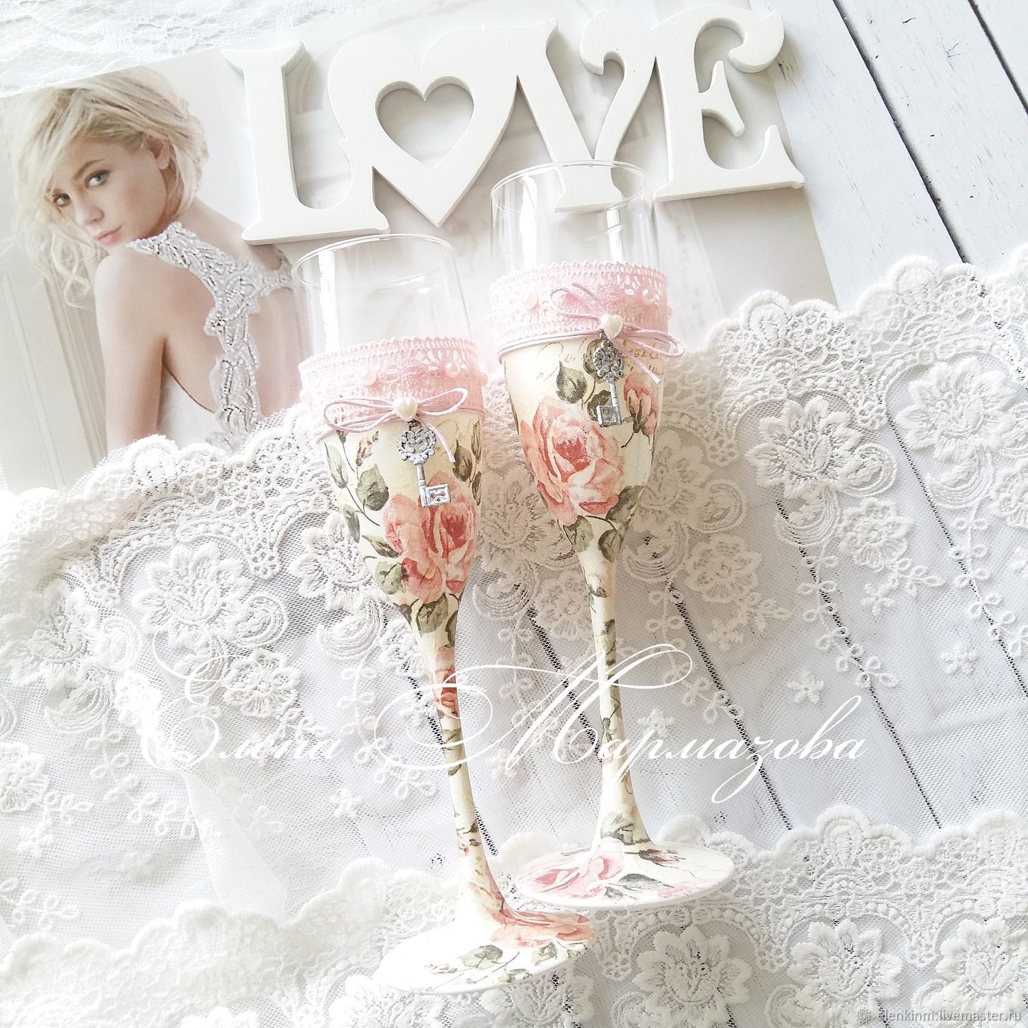 Свадьба шебби шик: Коллекция авторских товаров Свадьба в стиле Шебби-шик - Тишкова Кристина LoveStory