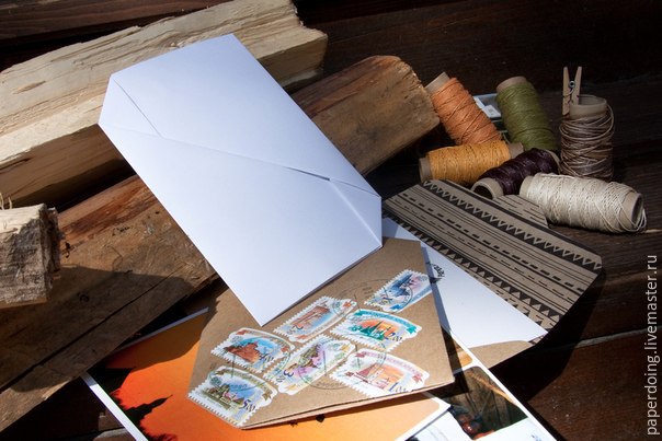 Делаем оригами-конверт из листа бумаги, фото № 8