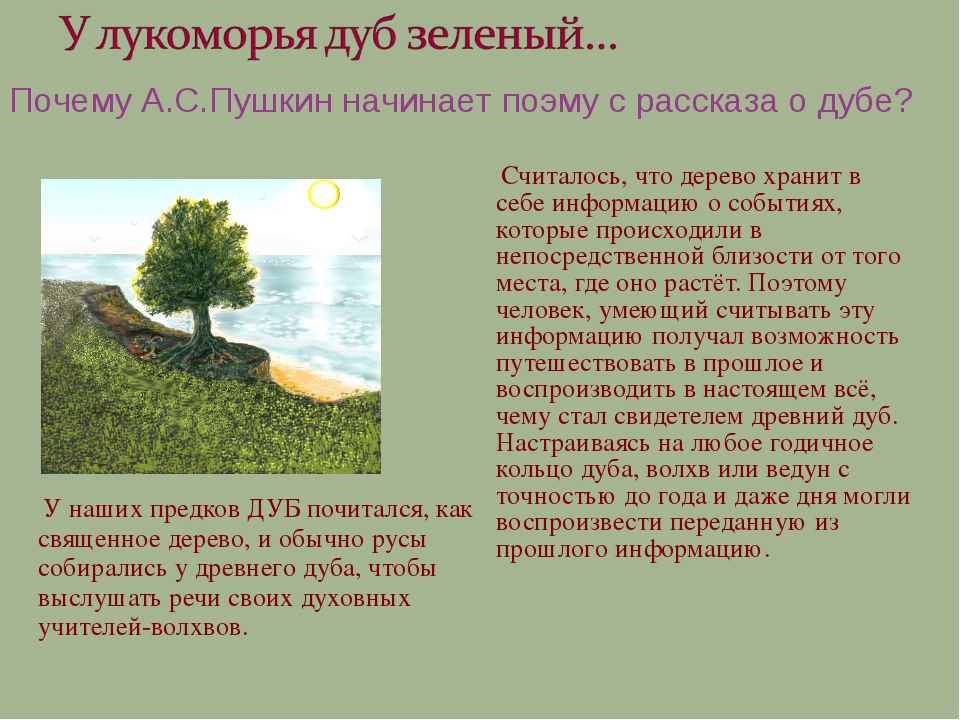 Там на неведомых дорожках текст пушкин: "У лукоморья дуб зелёный" А.С.Пушкин » Сайт для детей и родителей