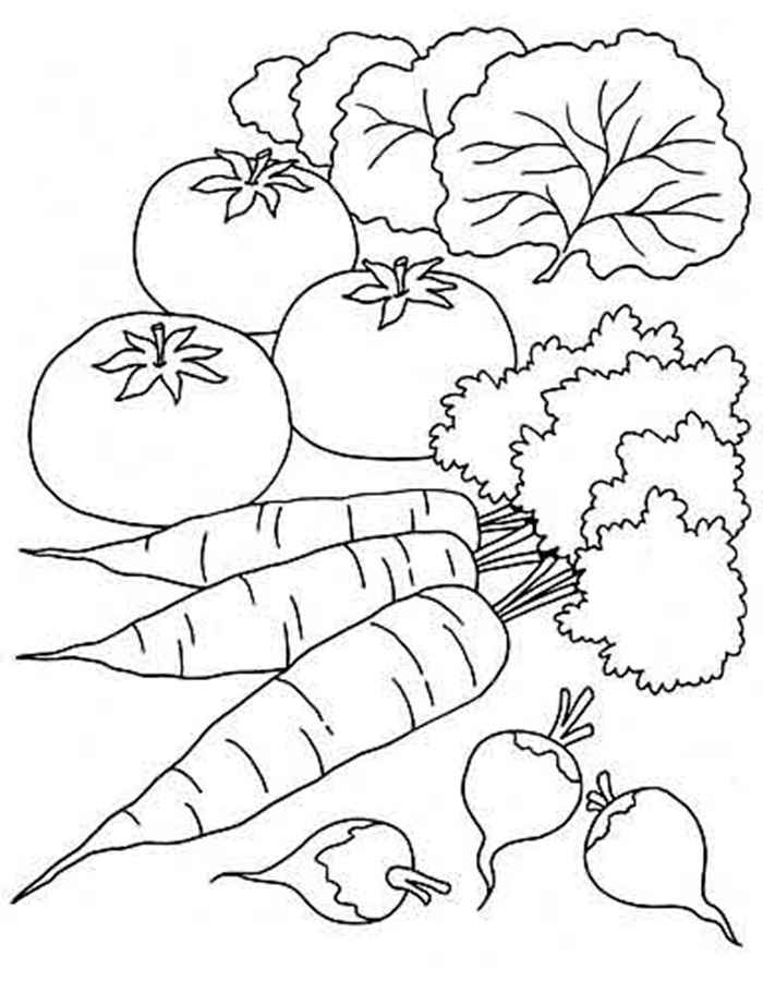Раскраска овощи для малышей распечатать: Раскраски овощей и фруктов для детей
