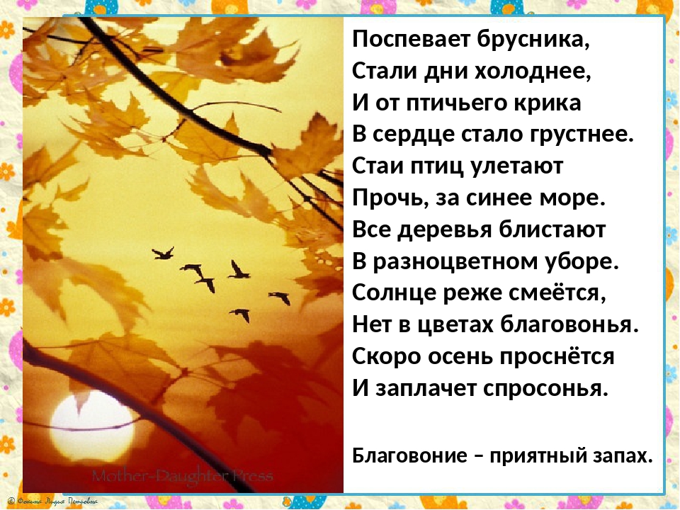 Стих осень наступила стали дни короче: Алексей Плещеев - Осенняя песенка: читать стих, текст стихотворения полностью