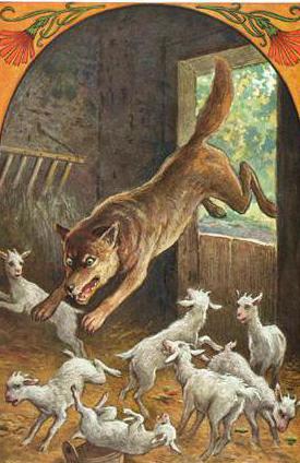  сказка детская волк и семеро козлят