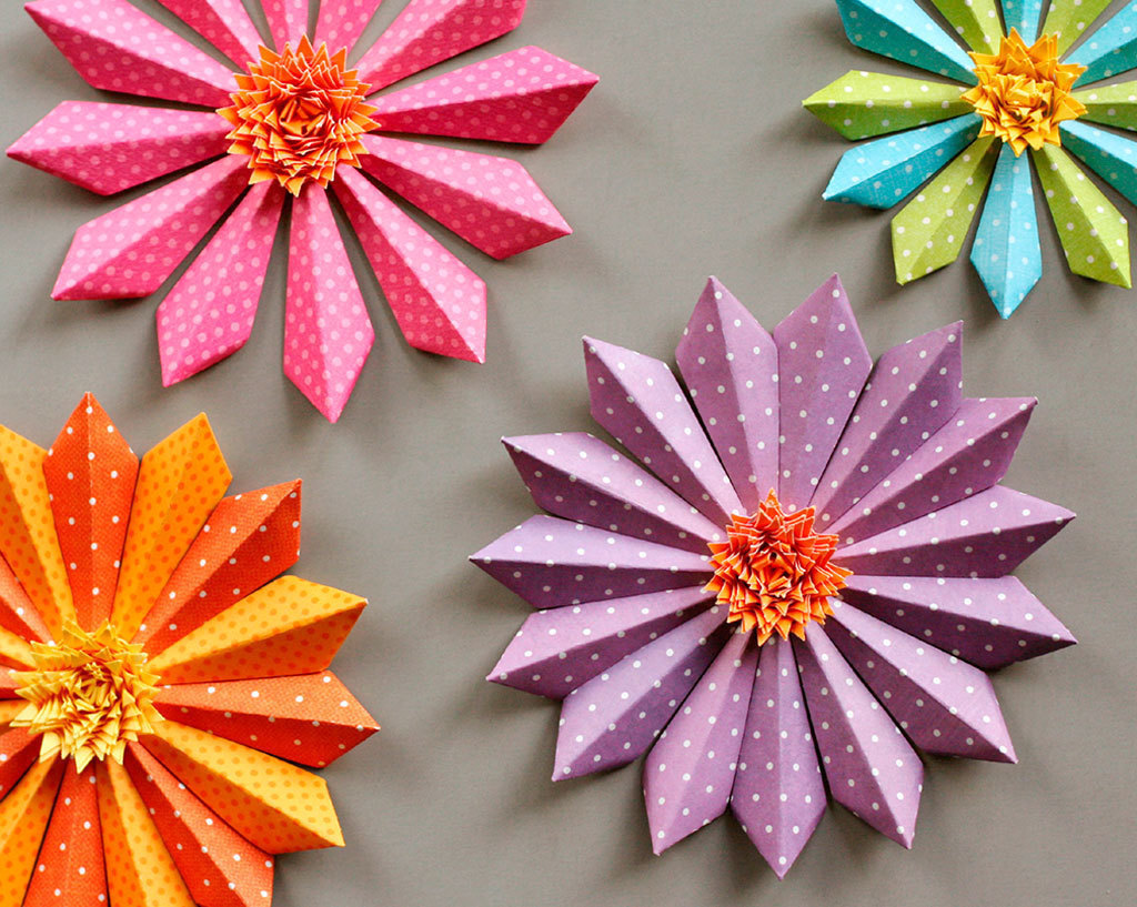 Красивые оригами цветы: Создаем простые цветы из бумаги. Уроки оригами