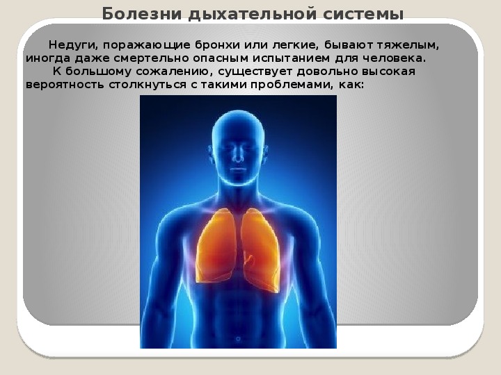 Реферат профилактика болезней органов дыхания: Профилактика заболеваний органов дыхания (Реферат)