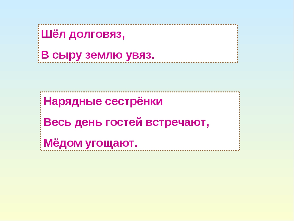 Отгадка шел долговяз в сыру землю увяз: шел долговяз в сыру землю увяз