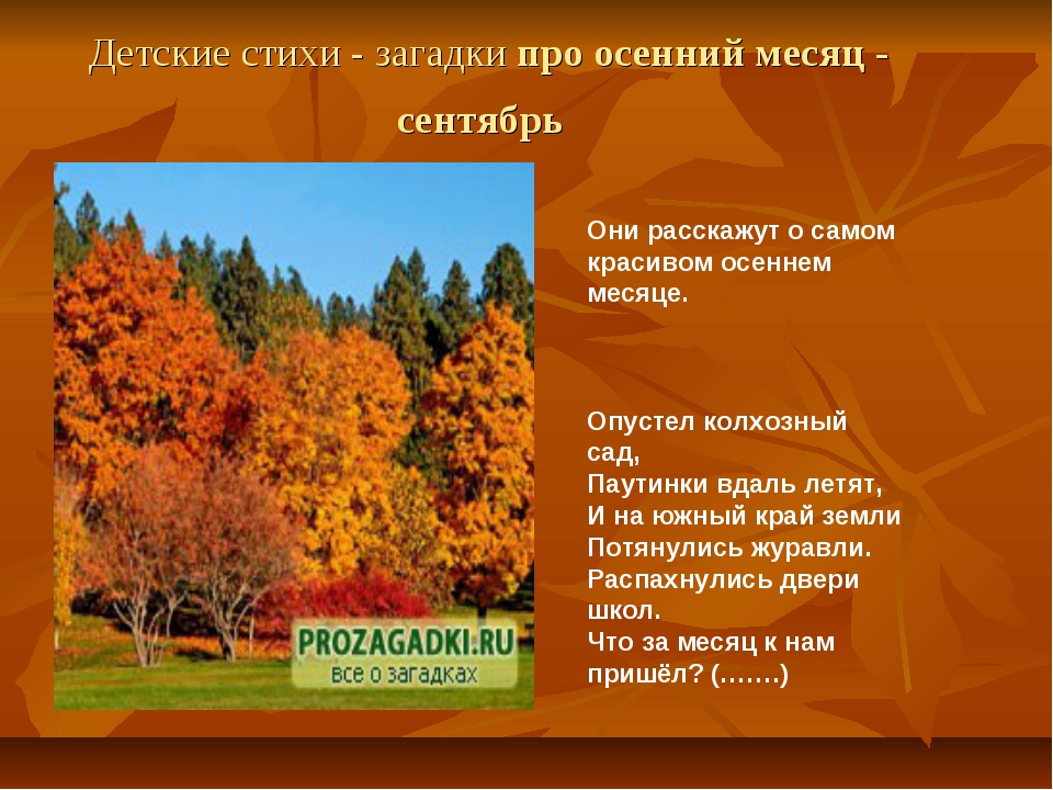 Загадки про осень для школьников 3: Страница не найдена - Академия "Мульти Мама"