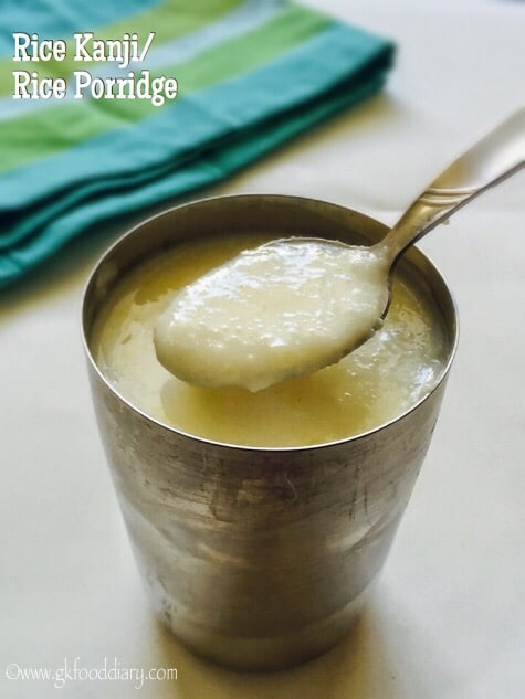 Rice Porridge Recipe for Fever and Cold in Babies