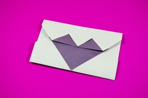 Как сложить конверт оригами