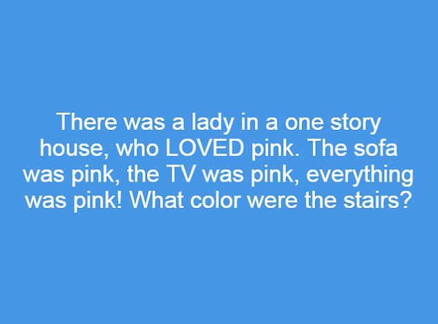 A: There are no stairs in a one-story house