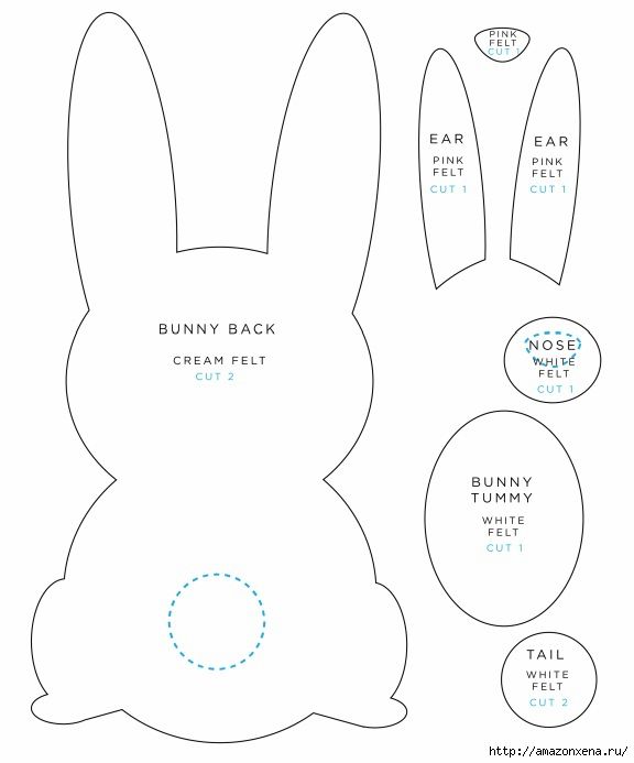 Выкройка подушка заяц: Мастер-класс смотреть онлайн: Шьем заек для малышей