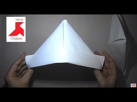 Как сделать простую шапку из 2-х листков бумаги формата А4?