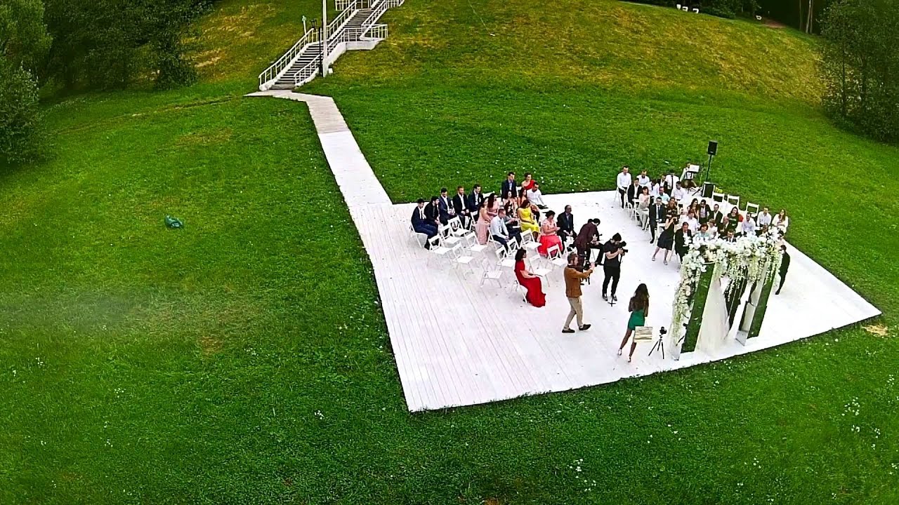 Съемка свадьбы с квадрокоптера: Съемка свадеб с квадрокоптера - Свадебная съемка с коптера