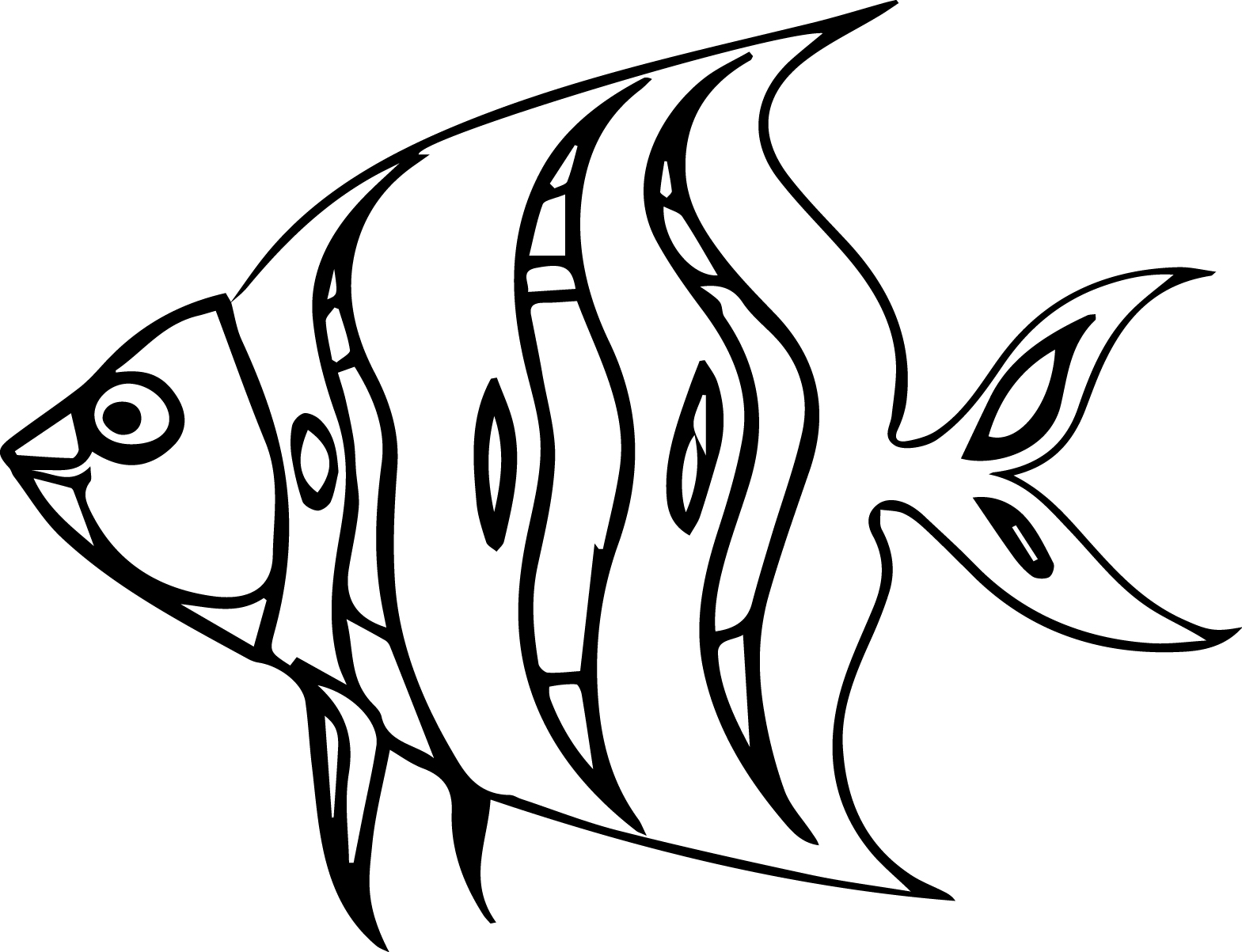 Рыбы распечатать раскраска: Раскраски Рыбы - распечатать в формате А4