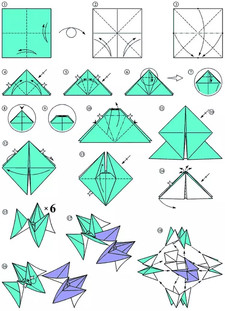 Оригами пошаговая инструкция цветы: Цветы оригами
